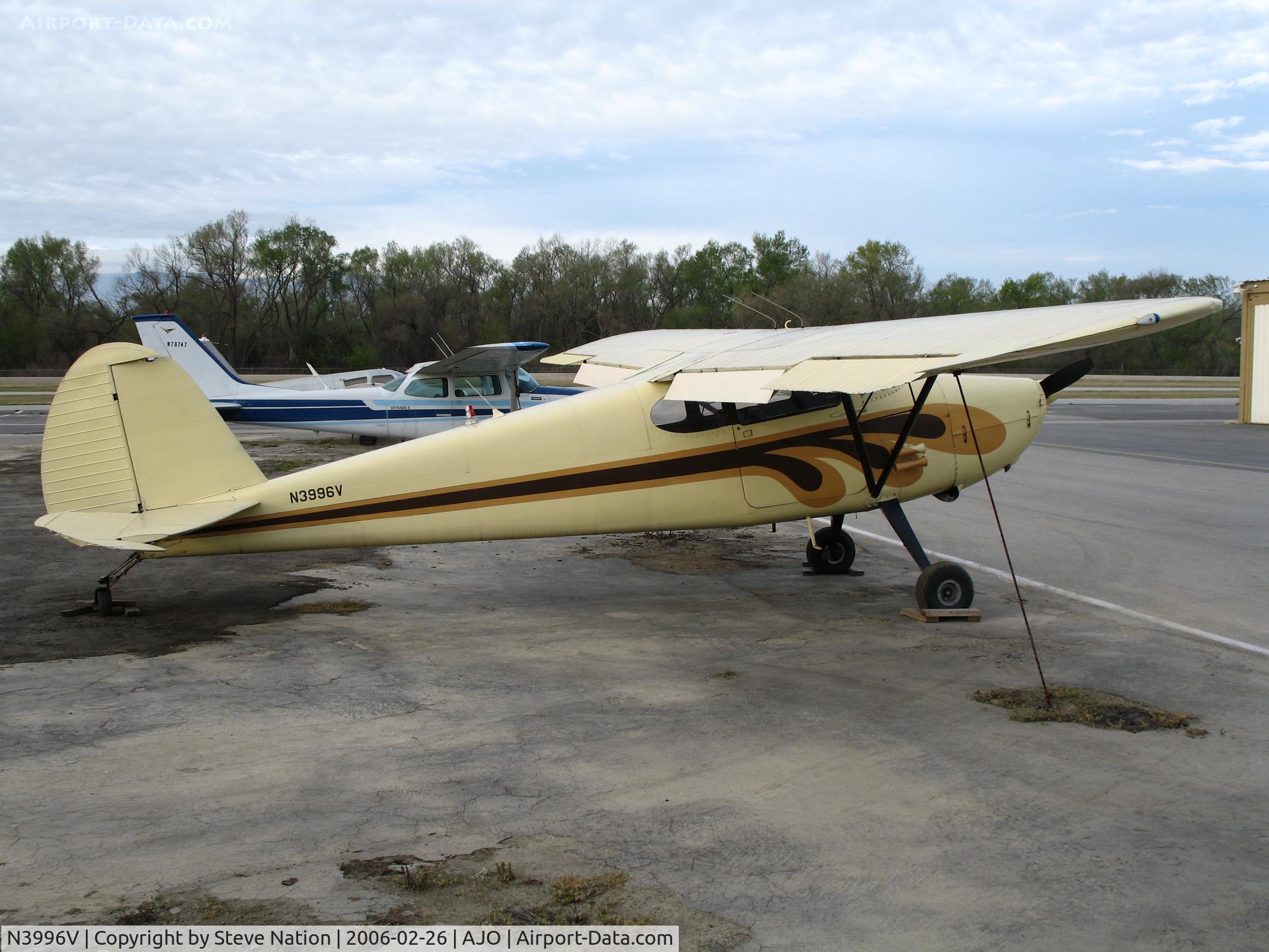 N3996V, 1948 Cessna 170 C/N 18315, 1948 Cessna 170 @ Corona Municipal Airport, CA