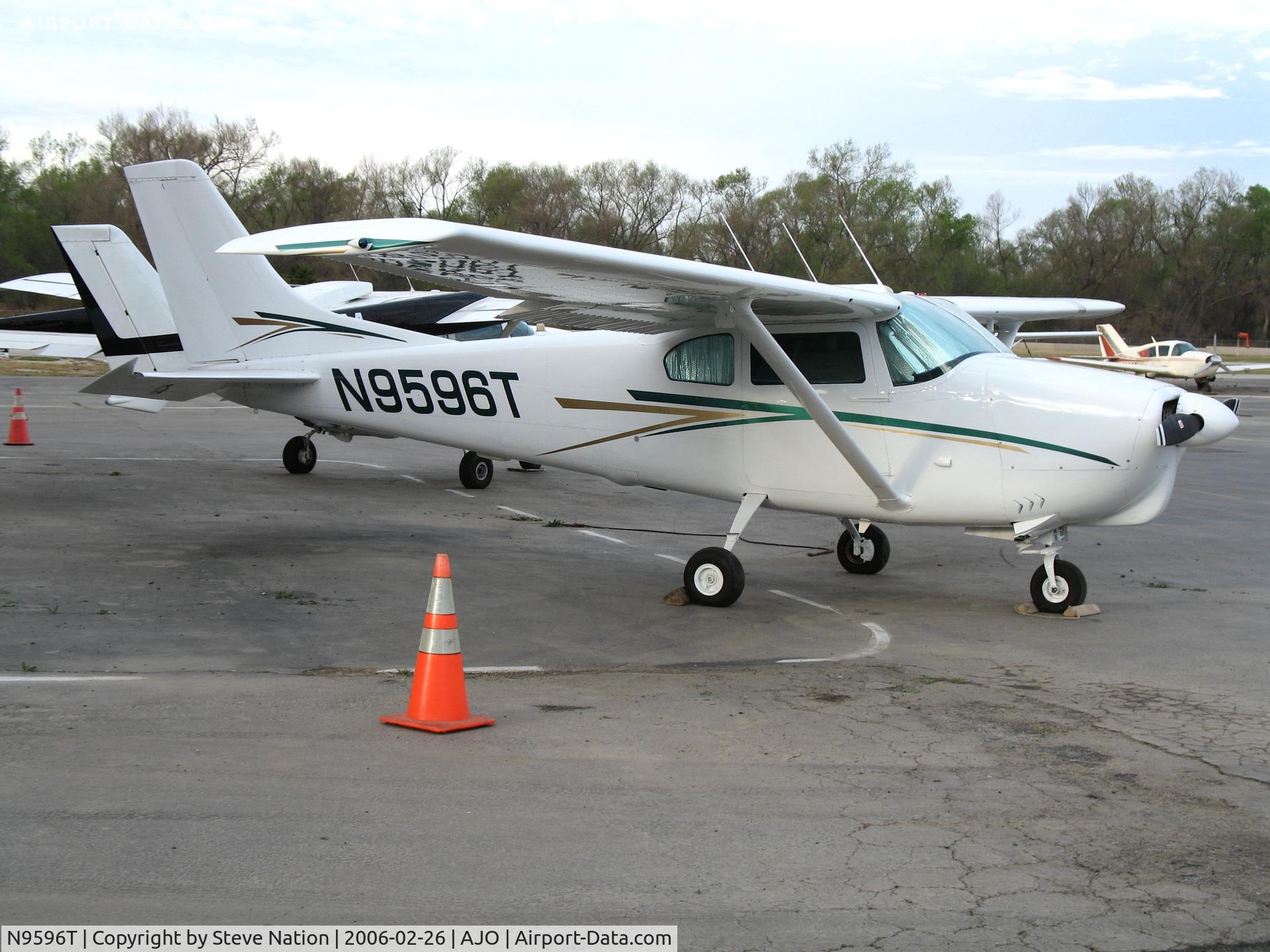 N9596T, 1960 Cessna 210 C/N 57396, 1966 Piper PA-28-180 @ Corona Municipal Airport, CA