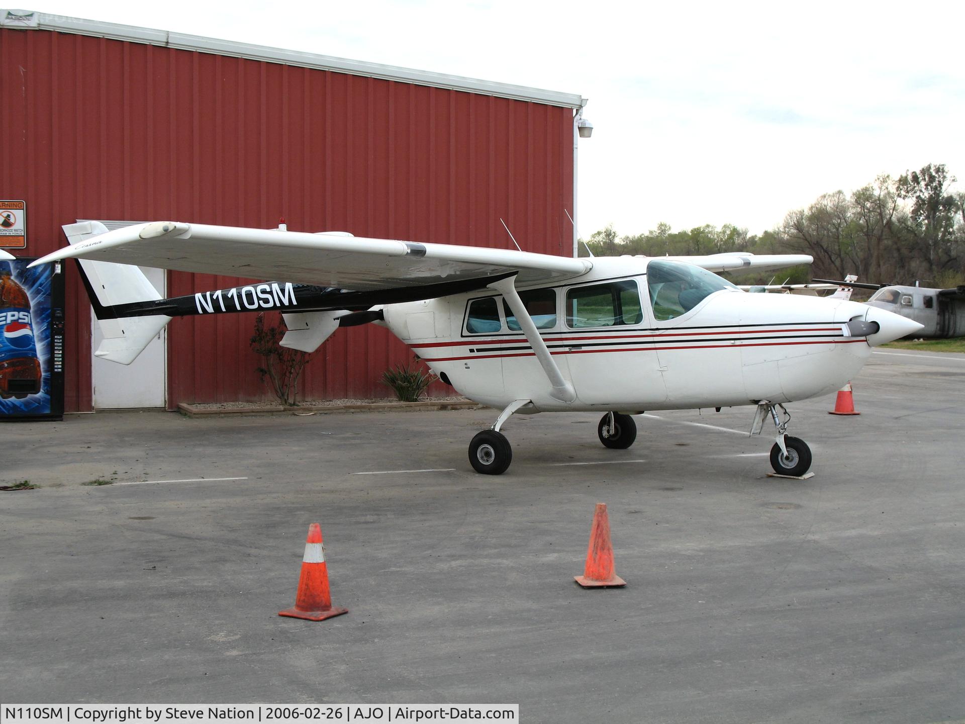 N110SM, 1964 Cessna 337 Super Skymaster C/N 337-0023, 1964 Cessna 337 @ Corona Municipal Airport, CA