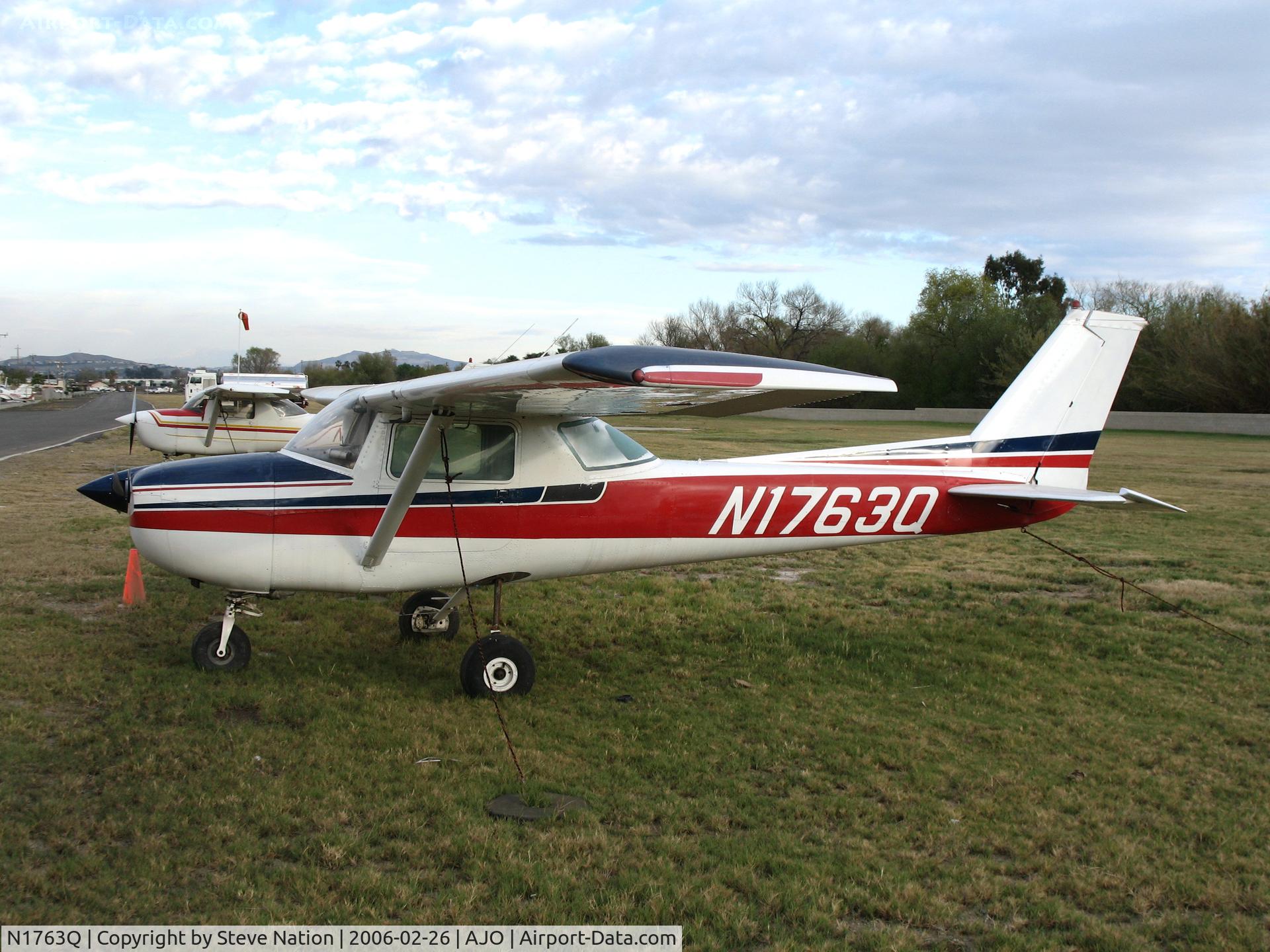 N1763Q, 1971 Cessna 150L C/N 15073063, 1971 Cessna 150L @ Corona Municipal Airport, CA
