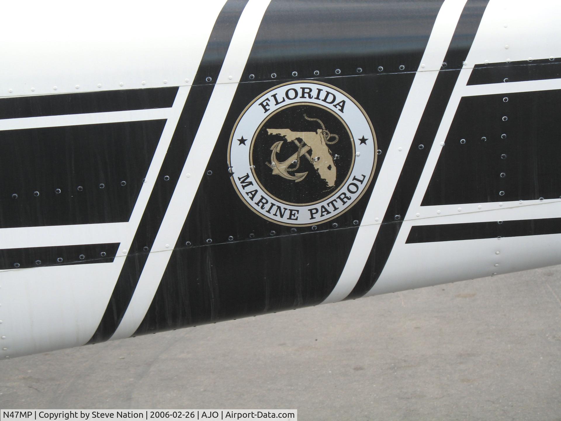 N47MP, 1983 Cessna 172RG Cutlass RG C/N 172RG1137, Florida Marine Patrol logo on 1983 Cessna 172RG @ Corona Municipal Airport, CA