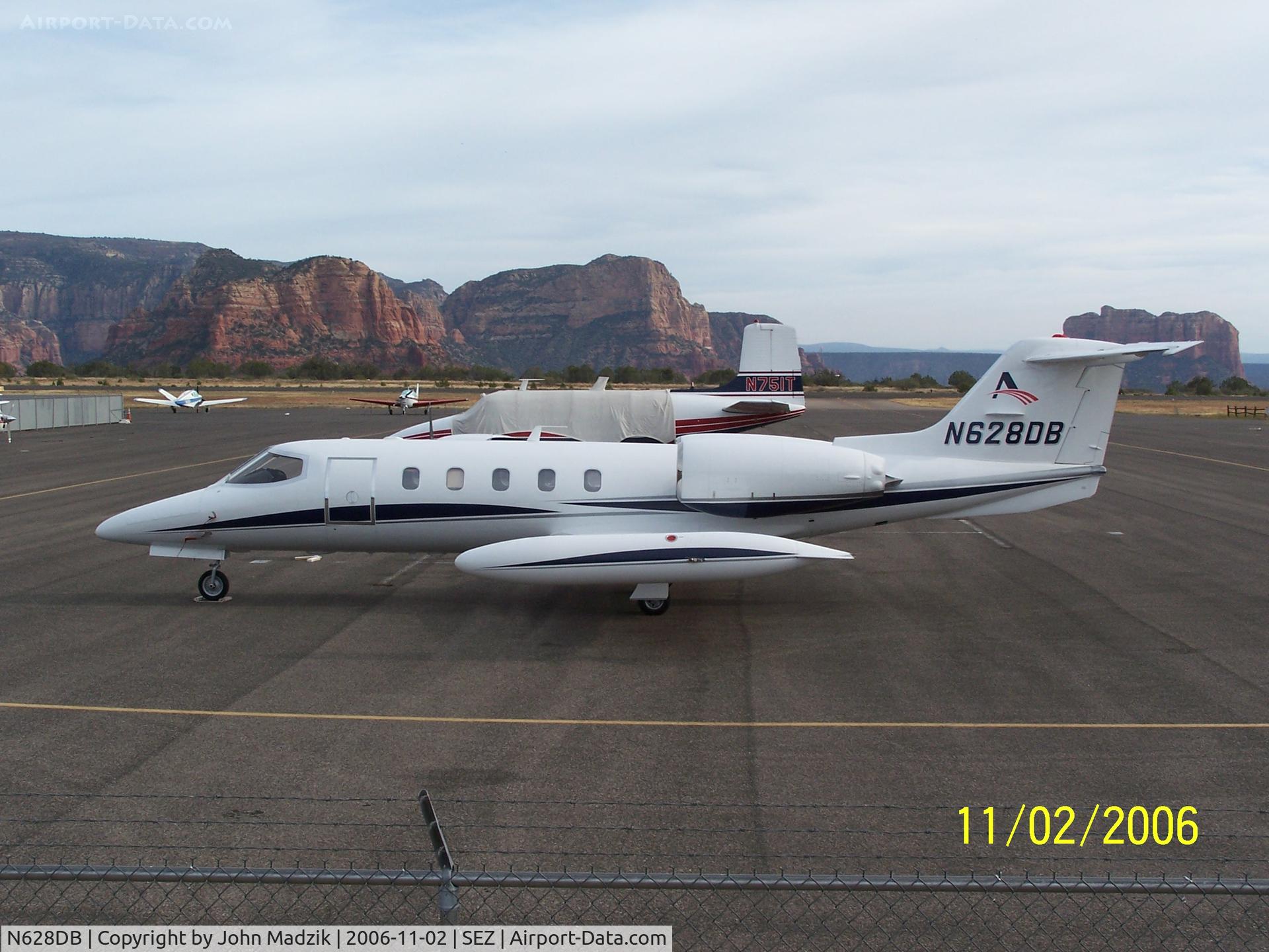 N628DB, 1979 Gates Learjet Corp. 35A C/N 246, Sedona Airport