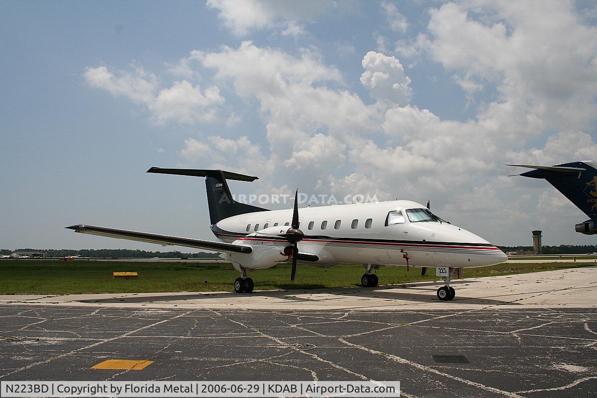 N223BD, 1994 Embraer EMB-120 Brasilia C/N 120.260, At Daytona for NASCAR Pepsi 400 Bill Davis Racing Team