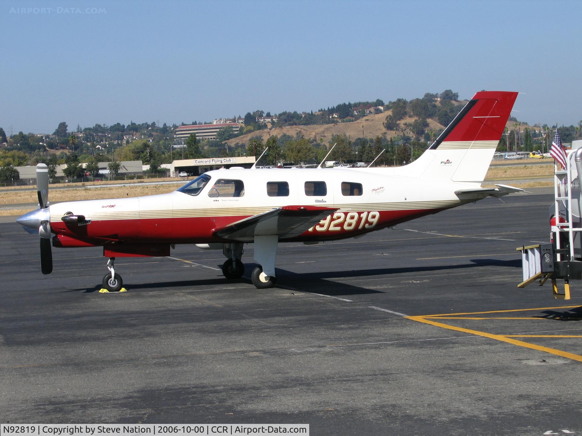N92819, 1997 Piper PA-46-350P Malibu Mirage C/N 46-36080, ABA Energy Corp 1997 Piper PA-46-350P @ Buchanan Field (Concord), CA
