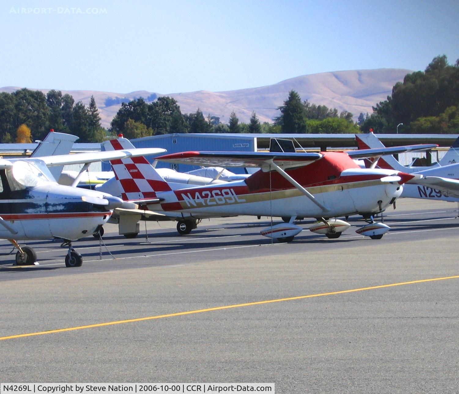 N4269L, 1966 Cessna 172G C/N 17254338, 1966 Cessna 172G with cockpit covered @ Buchanan Field (Concord), CA