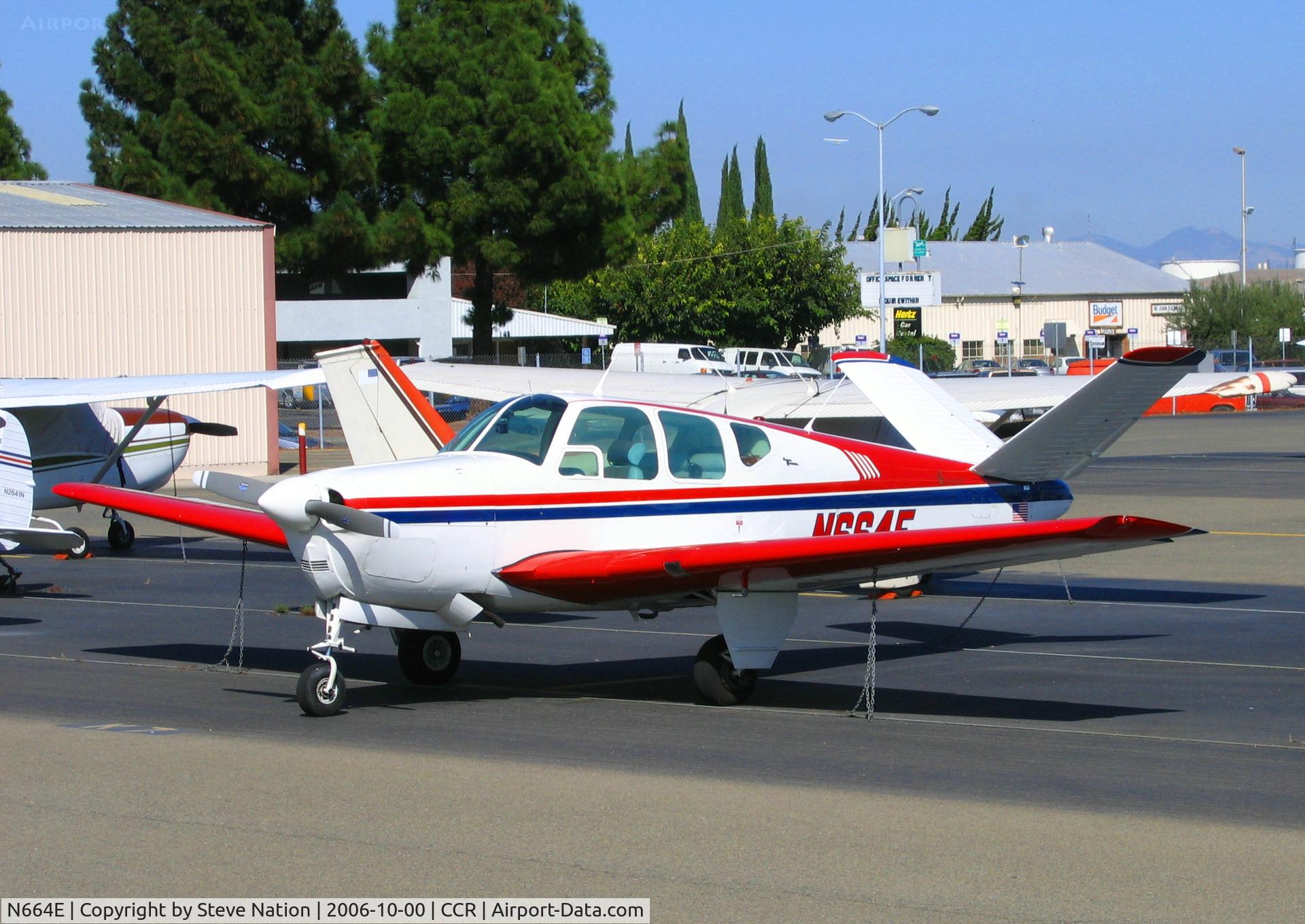 N664E, 1951 Beech C35 Bonanza C/N D-2934, 1951 Beech C35 Bonanza @ Buchanan Field (Concord), CA