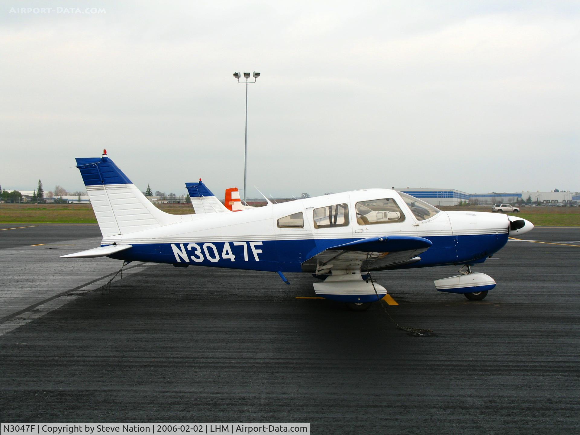 N3047F, 1978 Piper PA-28-181 Archer C/N 28-7990224, Pacific Gold Aviation Associates 1978 Piper PA-28-181 @ Lincoln Regional Airport, CA