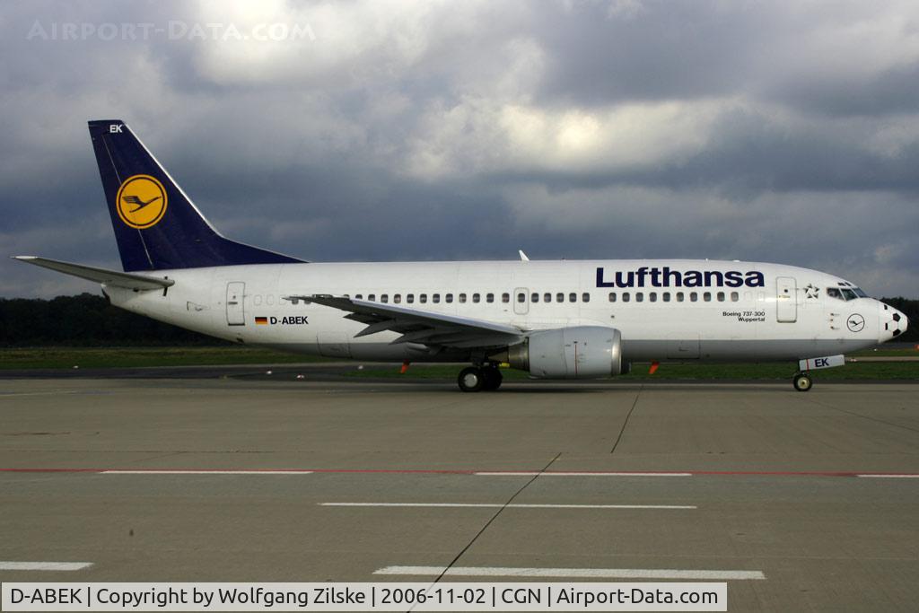 D-ABEK, 1991 Boeing 737-330 C/N 25414, visitor