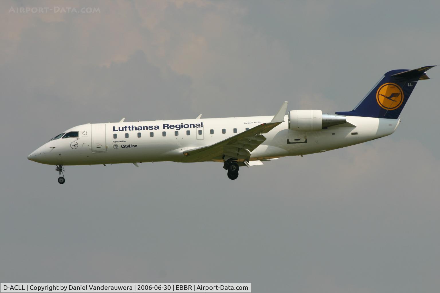 D-ACLL, Canadair CRJ-100LR (CL-600-2B19) C/N 7024, arrival of flight LH4634
