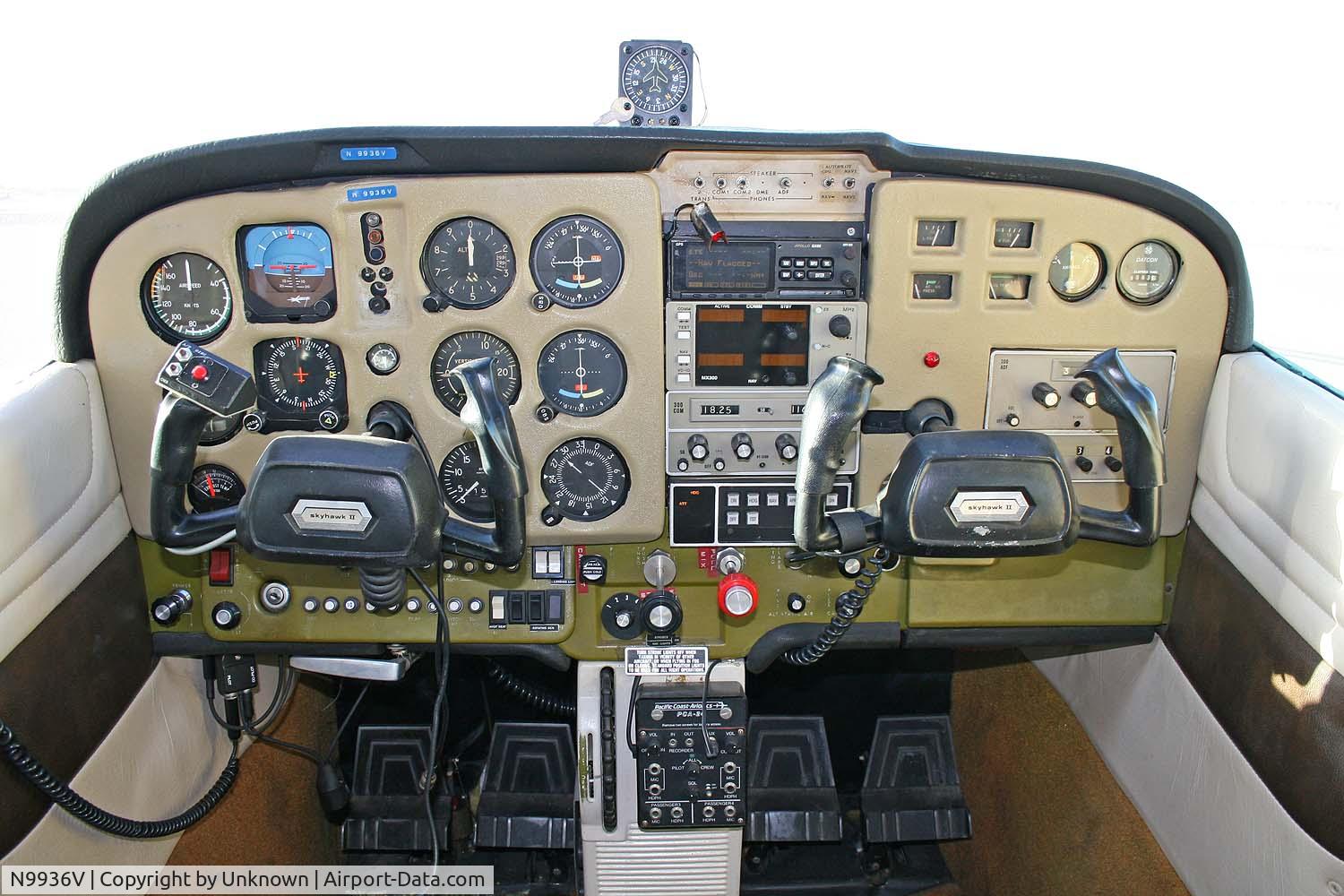 N9936V, 1974 Cessna 172M C/N 17264563, 1975 Cessna 172M Skyhawk II Panel