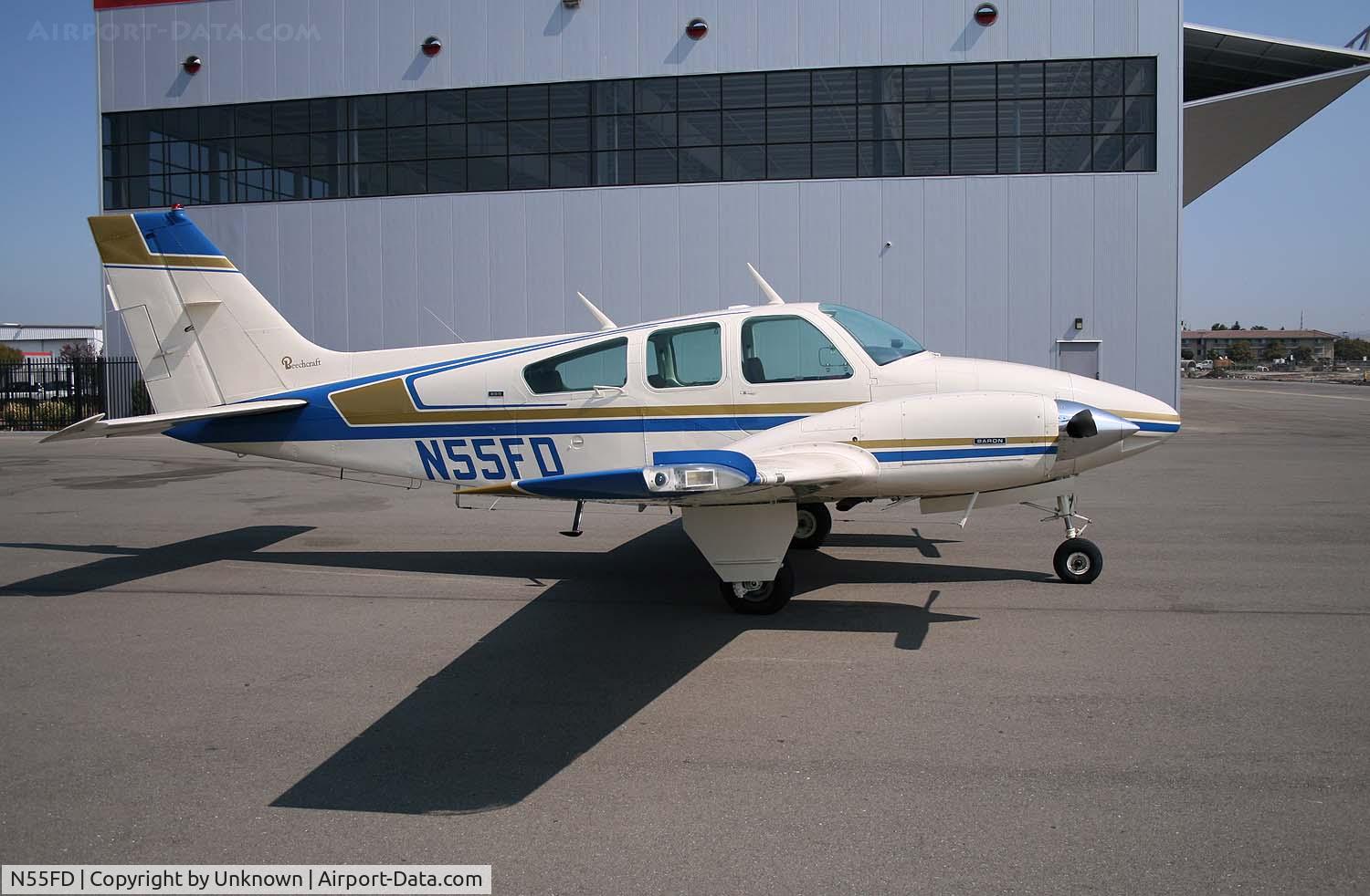 N55FD, 1975 Beech 95-B55 (T42A) Baron C/N TC-1857, 1975 Beechcraft B55 Baron