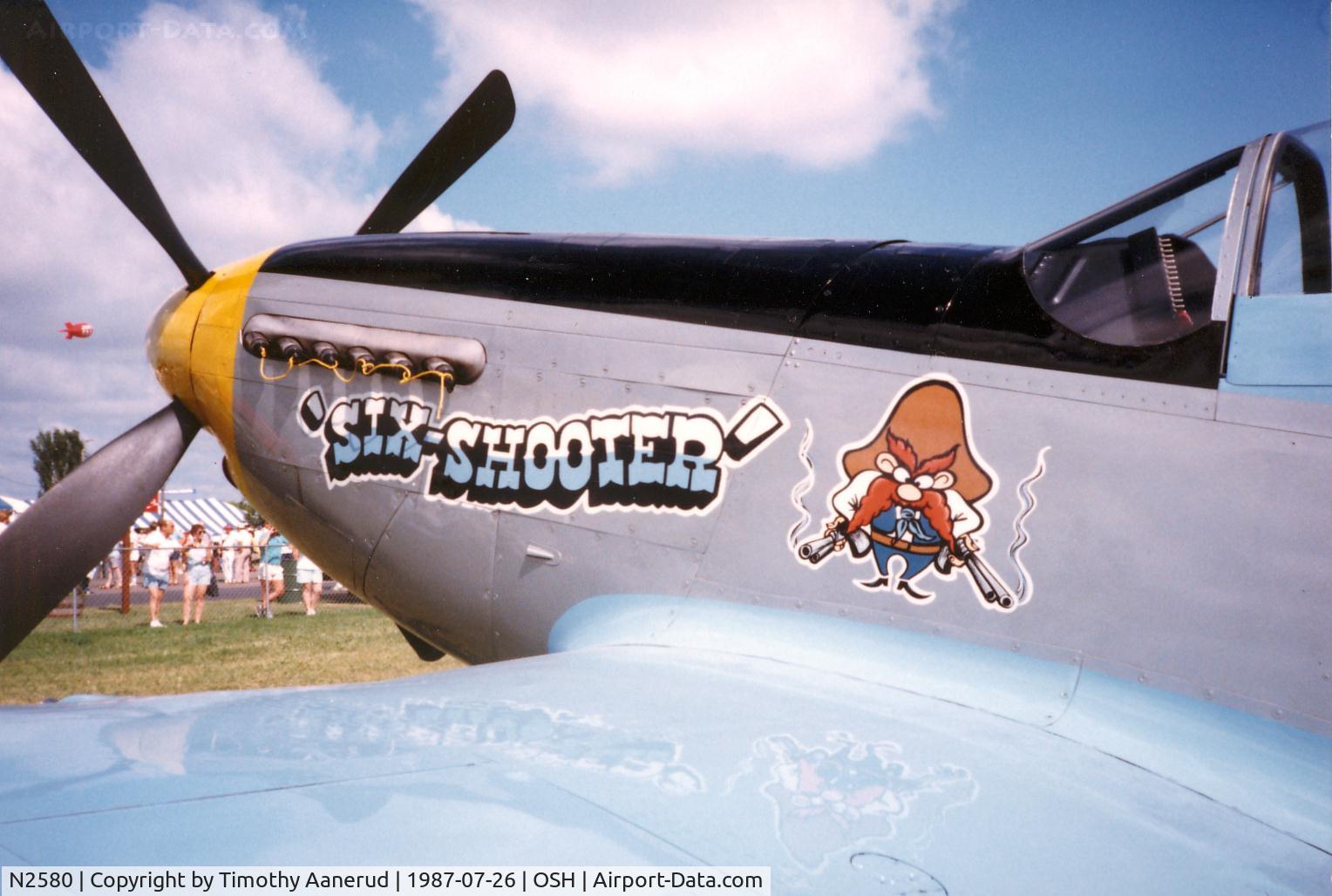 N2580, 1967 North American F-51D Mustang C/N AF-67-22580, P-51 