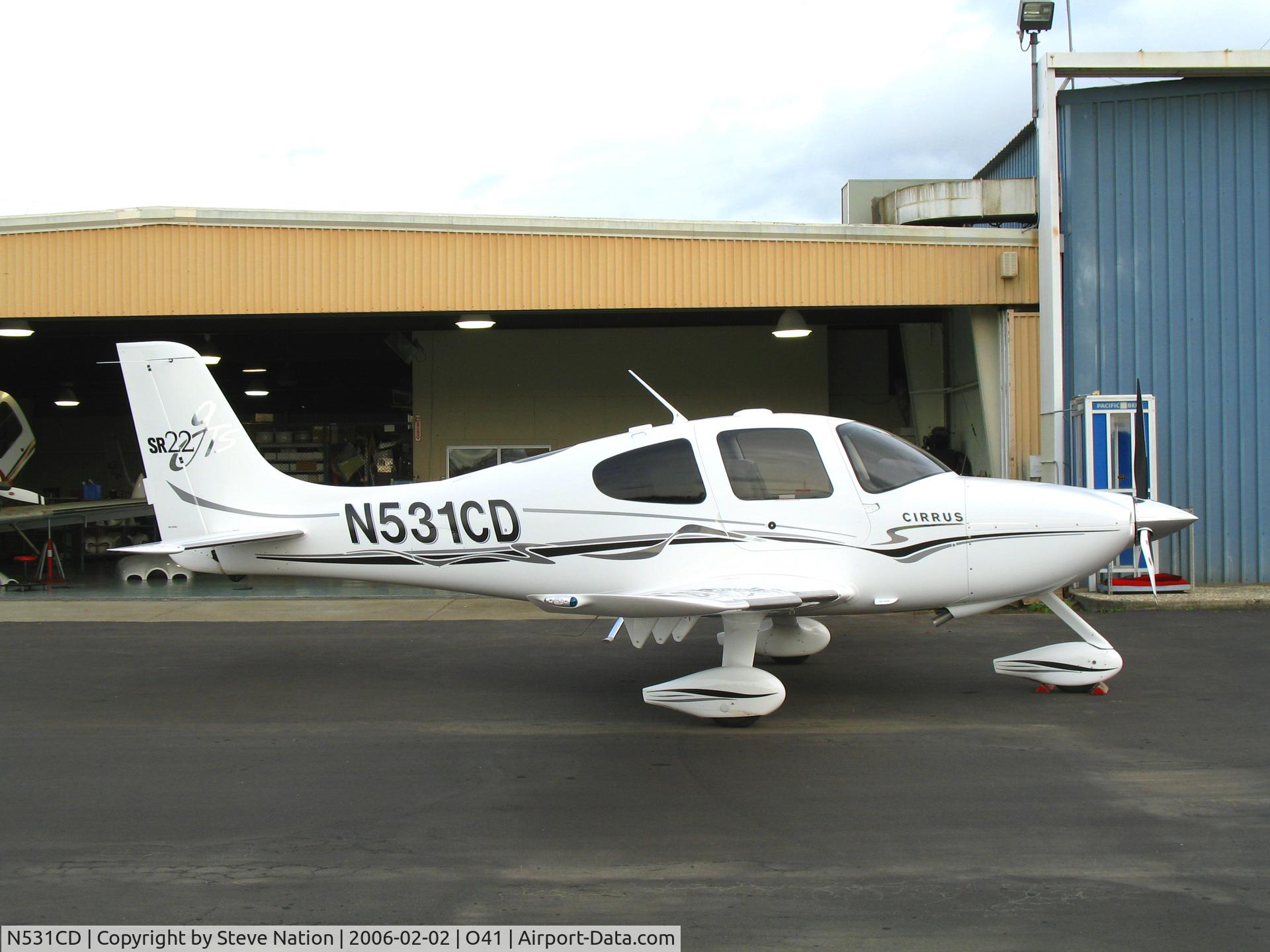 N531CD, 2005 Cirrus SR22 C/N 1622, Marinpak 2005 Cirrus Design SR22 @ Woodland-Watts Airport, CA