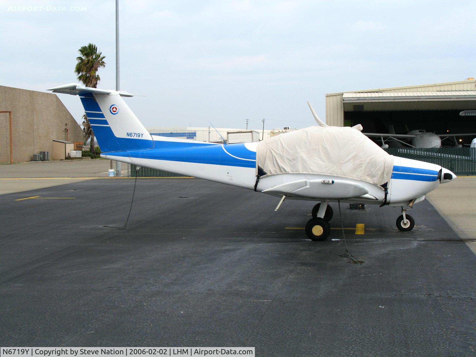 N6719Y, 1980 Beech 77 Skipper C/N WA-90, 1980 Beech 77 with cockpit covered @ Lincoln Municipal Airport, CA (to Moku Maluhia Enterprises, Lihue, HI  2007-11-15 as N992MB)