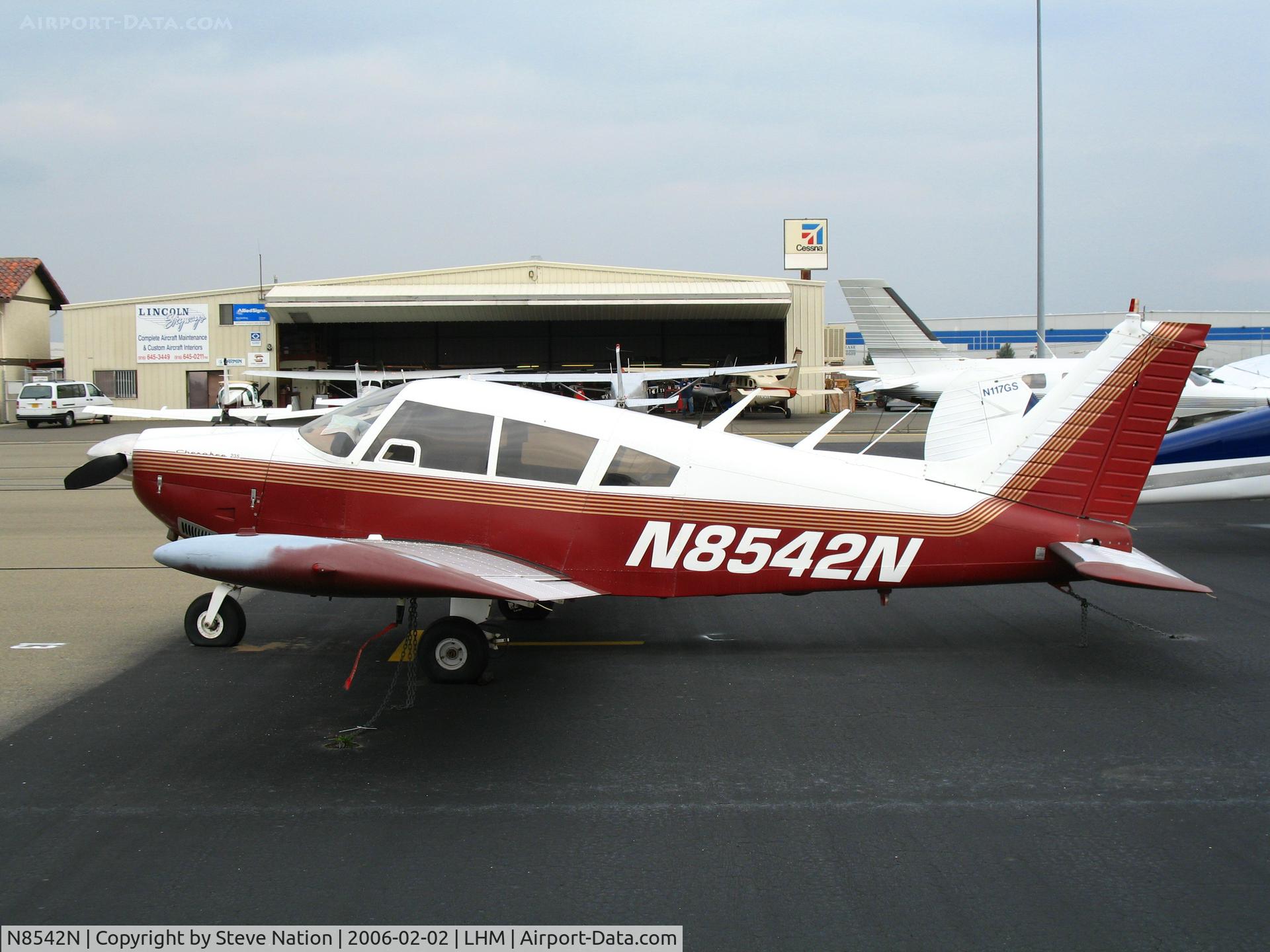 N8542N, 1969 Piper PA-28-235 Cherokee C/N 28-11341, 1969 Piper PA-28-235 @ Lincoln Municipal Airport, CA