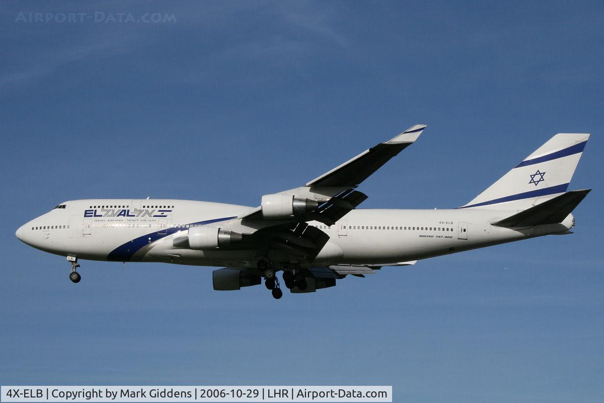4X-ELB, 1994 Boeing 747-458 C/N 26056, 4X-ELB  Boeing 747-458  EL AL