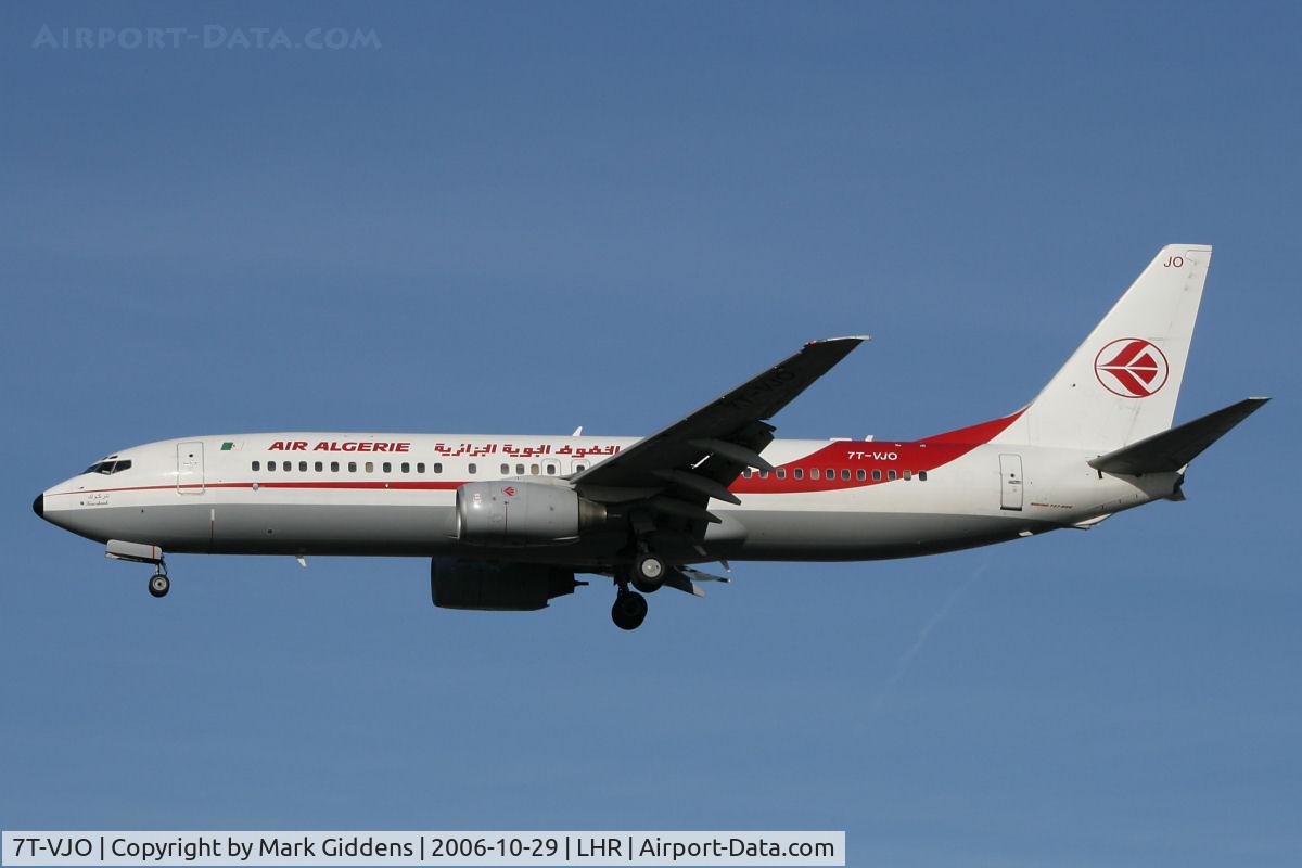 7T-VJO, 2001 Boeing 737-8D6 C/N 30207, 7T-VJO  Boeing 737-8D6  Air Algerie