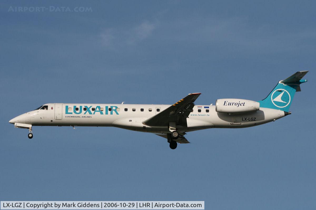 LX-LGZ, 2000 Embraer EMB-145LU (ERJ-145LU) C/N 145258, LX-LGZ  Embraer 145  Luxair