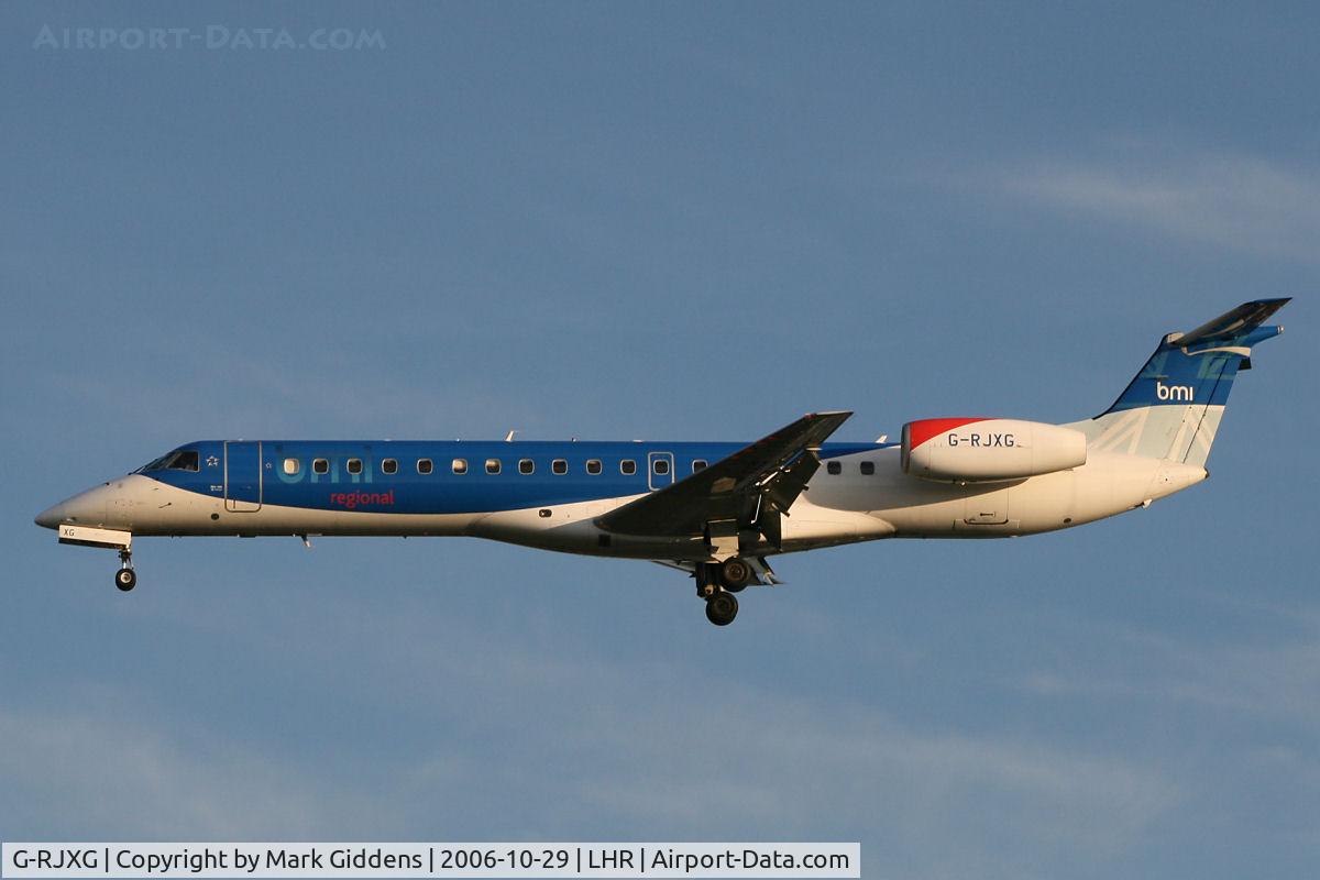 G-RJXG, 2001 Embraer EMB-145EP (ERJ-145EP) C/N 145390, G-RJXG  Embraer 145  BMI Regional