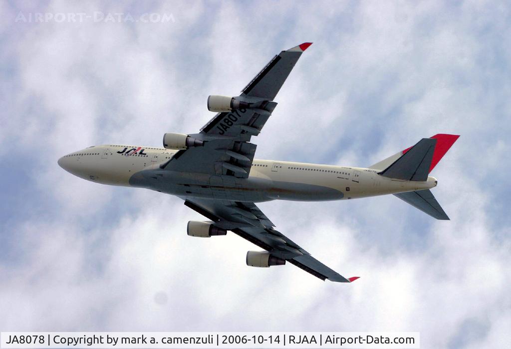 JA8078, 1990 Boeing 747-446 C/N 24870, B.747