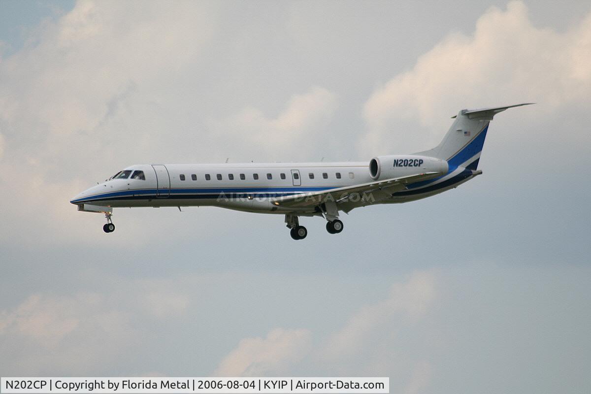 N202CP, 2003 Embraer ERJ-135LR (EMB-135LR) C/N 145728, Arriving from Morristown NJ.