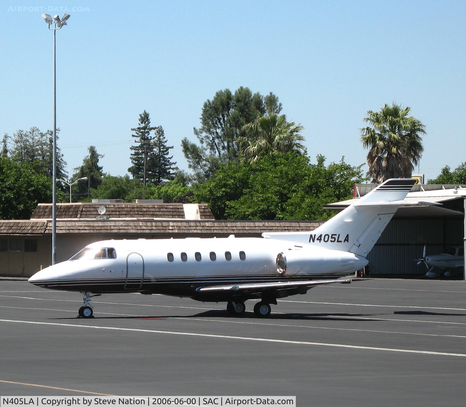 N405LA, 2005 Raytheon Hawker 800XP C/N 258726, Western Assets Management/Alexandria Real EST Equities 2005 Raytheon Hawker 800XP @ Sacramento Executive Airport, CA