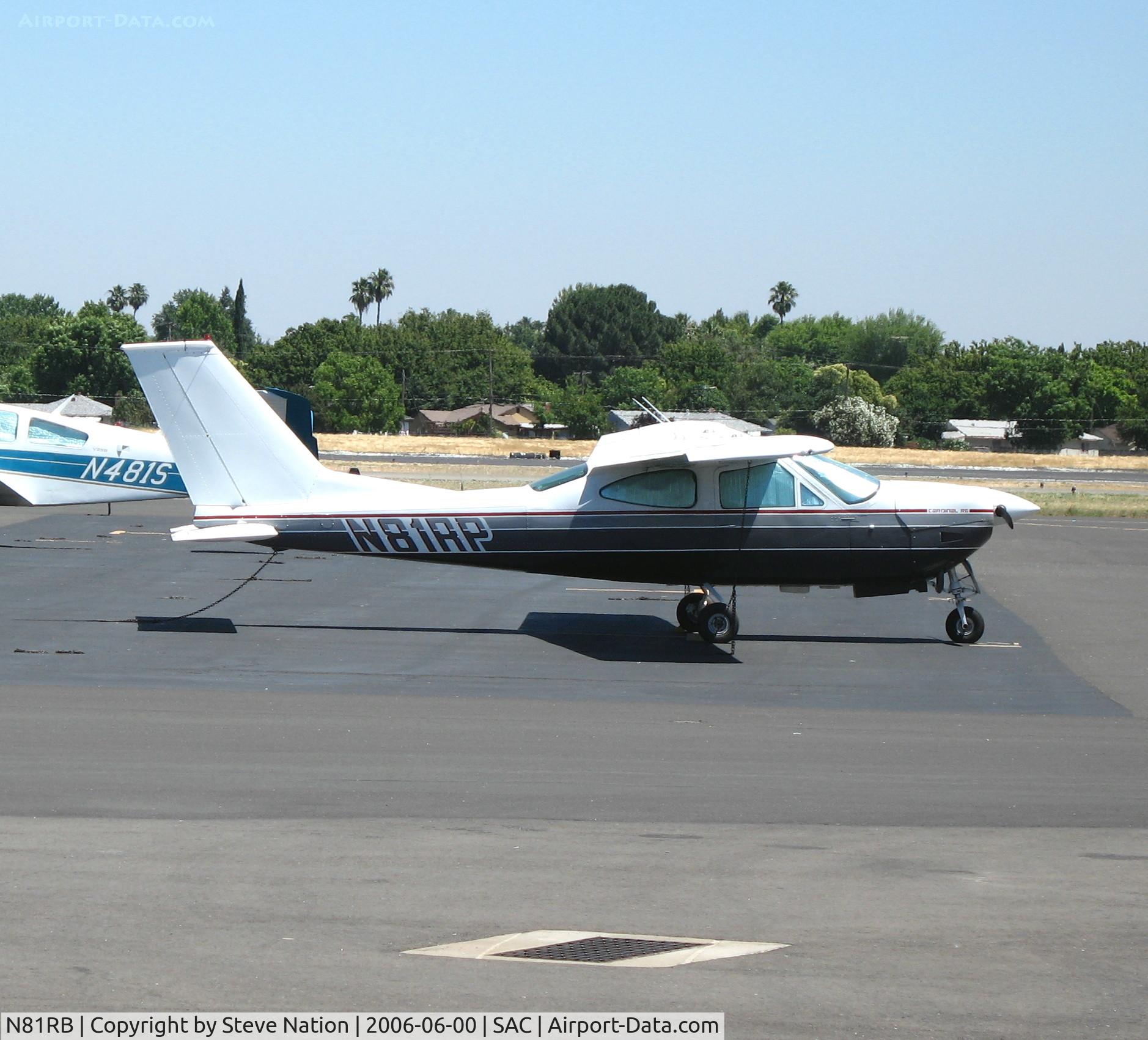 N81RB, 1988 Vans RV-4 C/N 1212, Michael Grebb Inc. 1971 Cessna 177RG @ Sacramento Executive Airport, CA