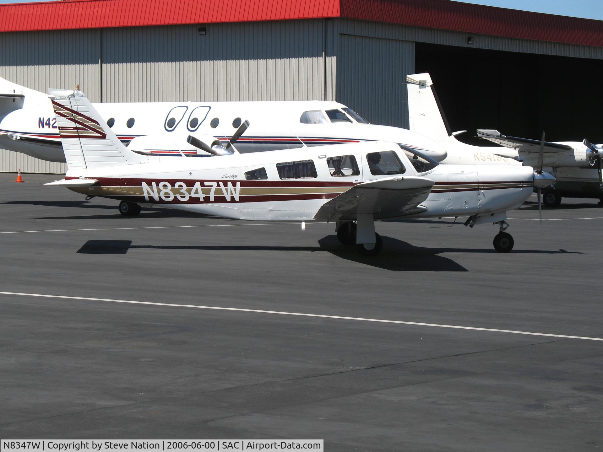 N8347W, 1981 Piper PA-32R-301 C/N 32R-8113049, Countryboy LLC 1981 Piper PA-32R-301 in much nicer weather than Castle AFB in May (!) @ Sacramento Executive Airport, CA