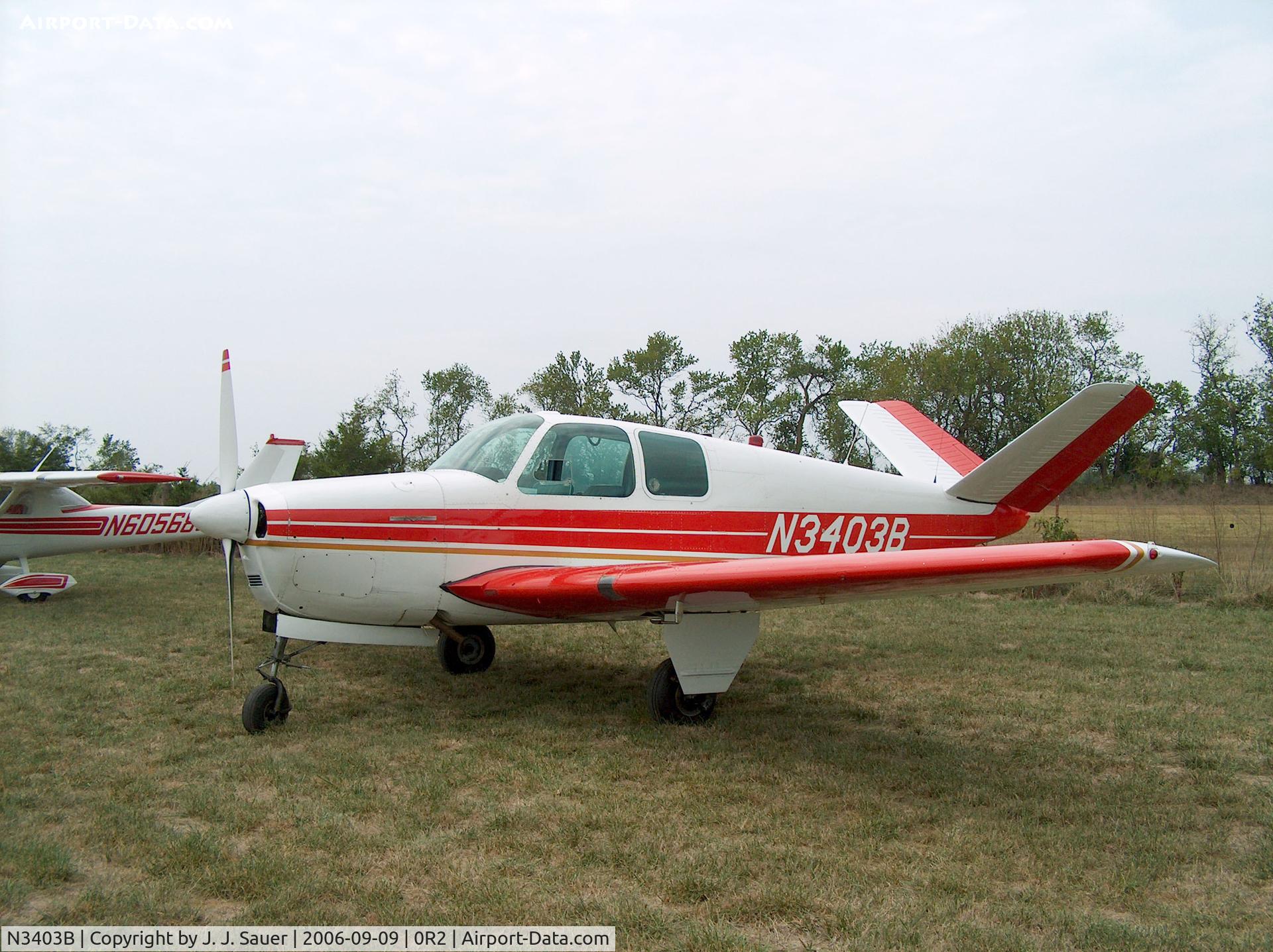 N3403B, 1953 Beech D35 C/N D-3641, beech b35 bonanza