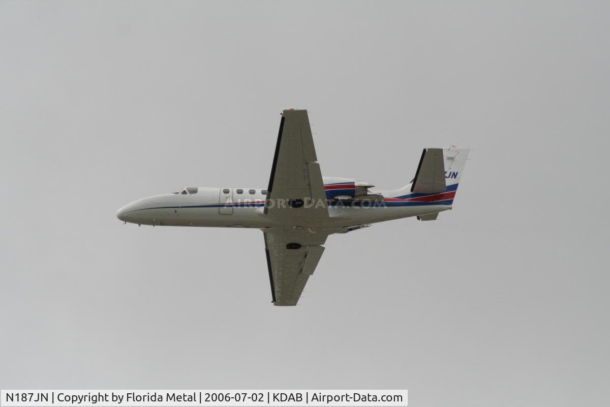 N187JN, 1982 Cessna 550 C/N 550-0335, Leaving Daytona the day after the Pepsi 400