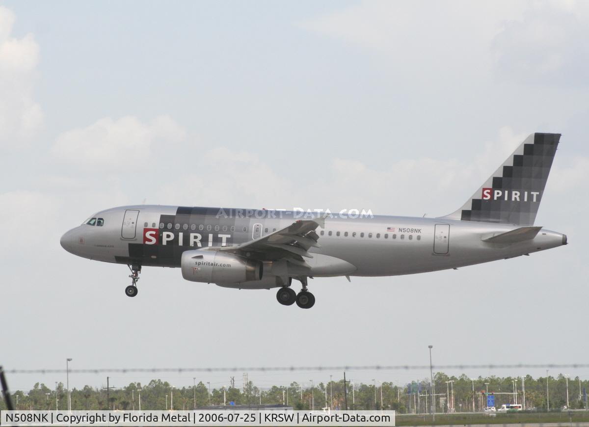 N508NK, 2005 Airbus A319-132 C/N 2567, Spirit at Fort Myers