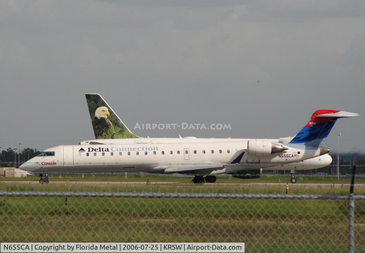 N655CA, 2004 Bombardier CRJ-700 (CL-600-2C10) Regional Jet C/N 10134, Comair CRJ-700