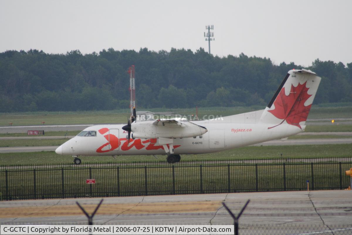C-GCTC, 1986 De Havilland Canada DHC-8-102 Dash 8 C/N 065, Hot and Humid at DTW