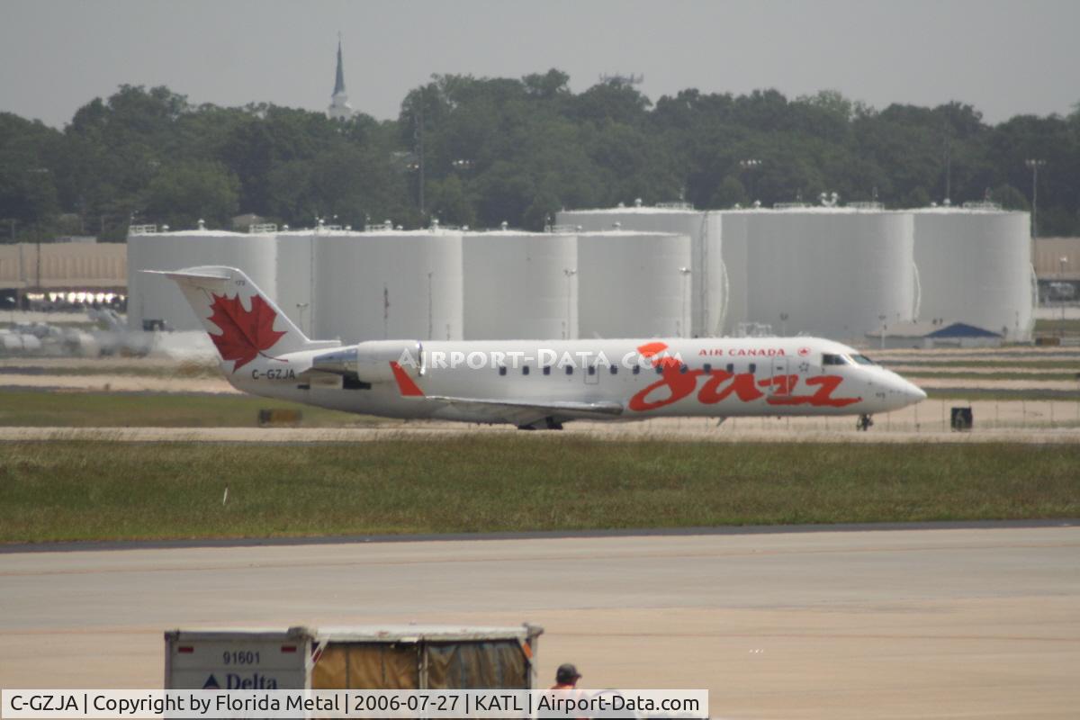 C-GZJA, 2005 Bombardier CRJ-200ER (CL-600-2B19) C/N 8018, Long CRJ ride from Canada to Atlanta