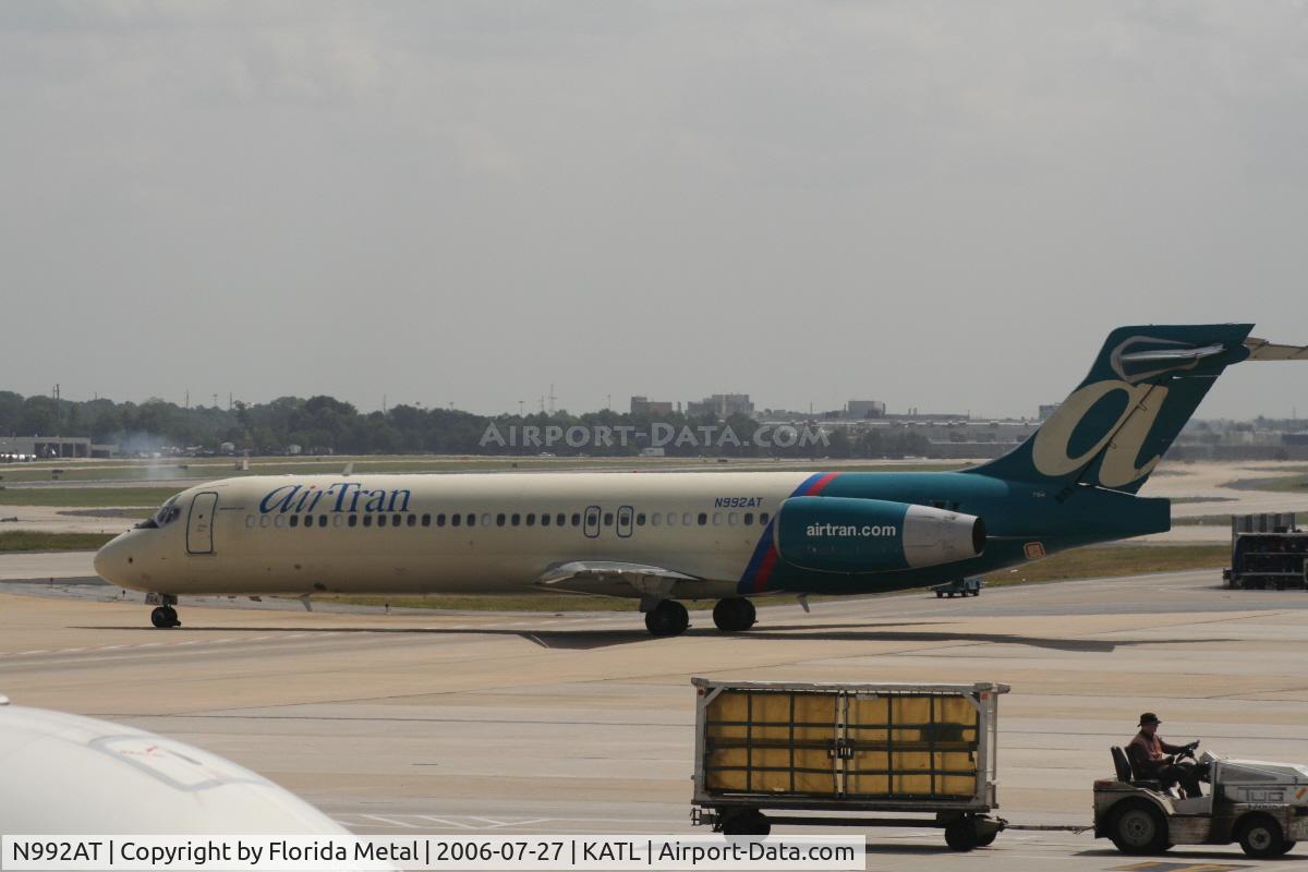 N992AT, 2002 Boeing 717-200 C/N 55136, Air Tran at Atlanta