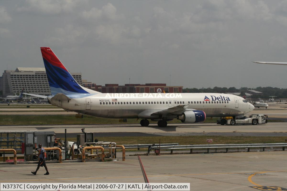 N3737C, 2000 Boeing 737-832 C/N 30799, Delta 737-800 at Atlanta