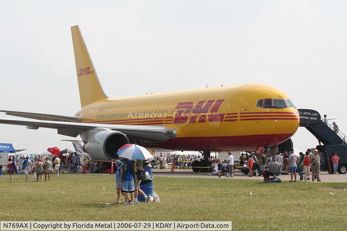 N769AX, 1983 Boeing 767-281 C/N 22787, Cargo hauler at Dayton Airshow
