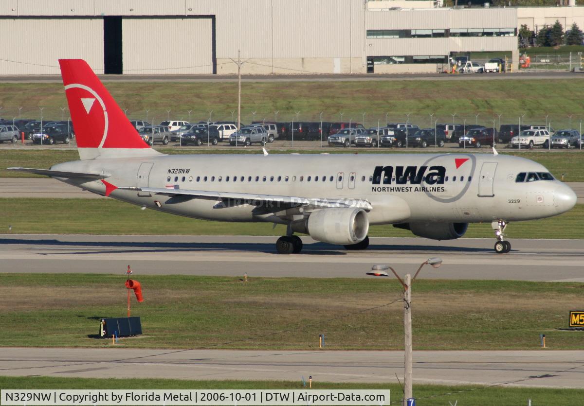 N329NW, 1992 Airbus A320-211 C/N 306, Another Airbus heading out