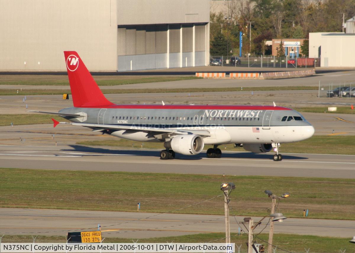 N375NC, 2002 Airbus A320-212 C/N 1789, Well it isn't an ex North Central despite the NC