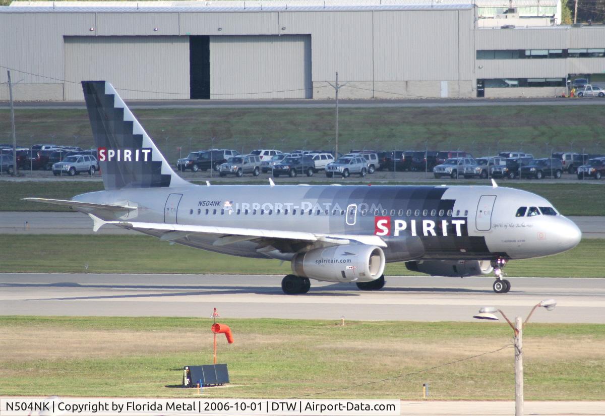 N504NK, 2005 Airbus A319-132 C/N 2473, Heading likely to some place warmer