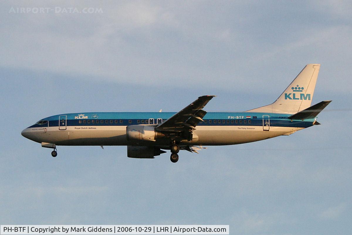 PH-BTF, 1994 Boeing 737-406 C/N 27232, PH-BTF Boeing 737-406  KLM