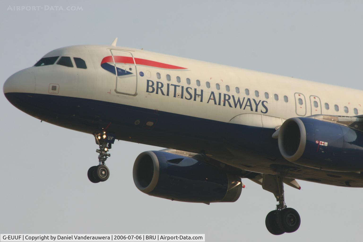 G-EUUF, 2002 Airbus A320-232 C/N 1814, close-up
