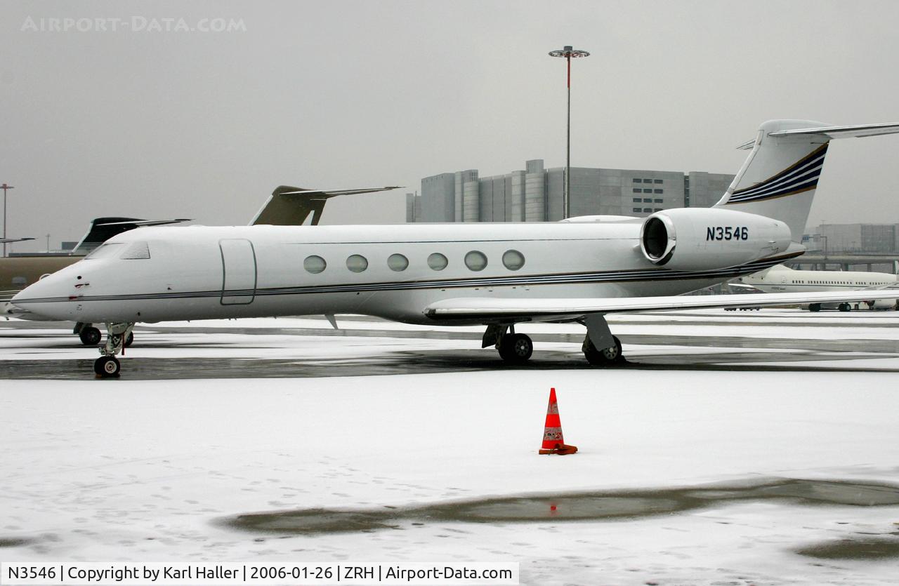 N3546, 2002 Gulfstream Aerospace G-V C/N 672, WEF gast in Davos