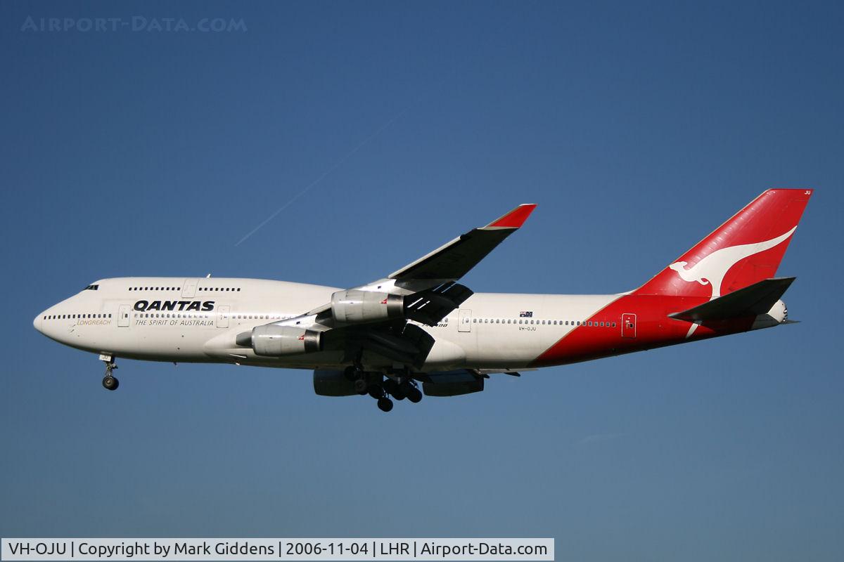 VH-OJU, 1999 Boeing 747-438 C/N 25566, Qantas Boeing 747-438