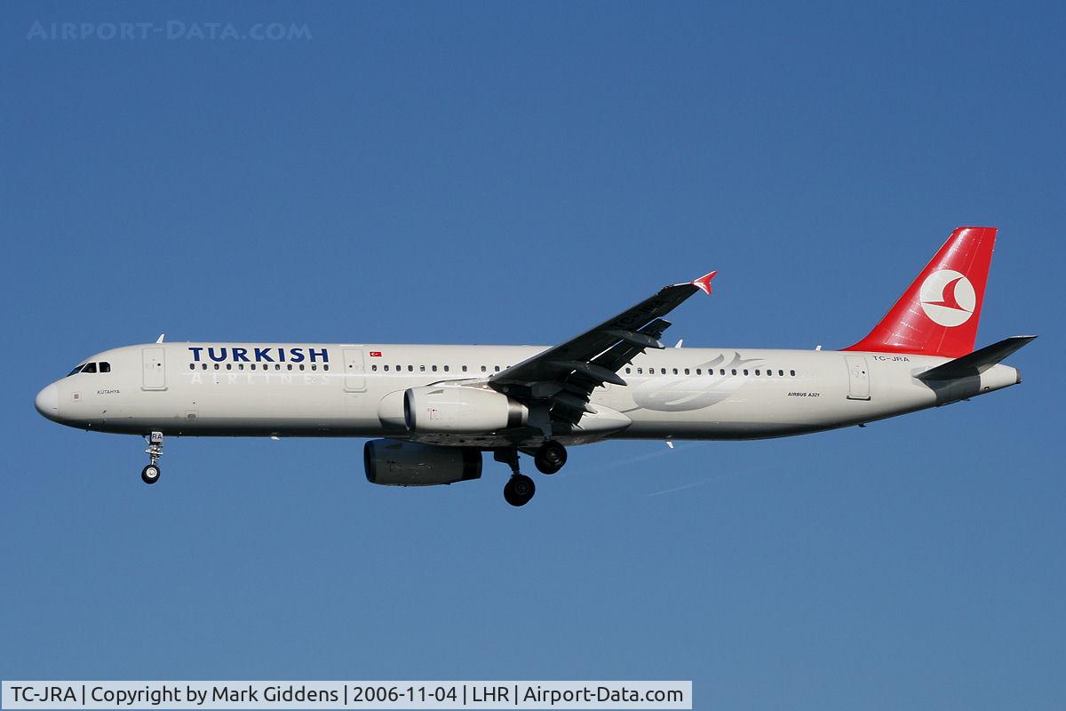 TC-JRA, 2006 Airbus A321-231 C/N 2823, Turkish Airlines Airbus A321-231