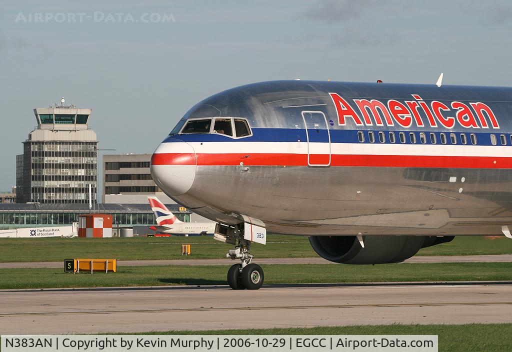 N383AN, 1993 Boeing 767-323 C/N 26995, 767 and Tower