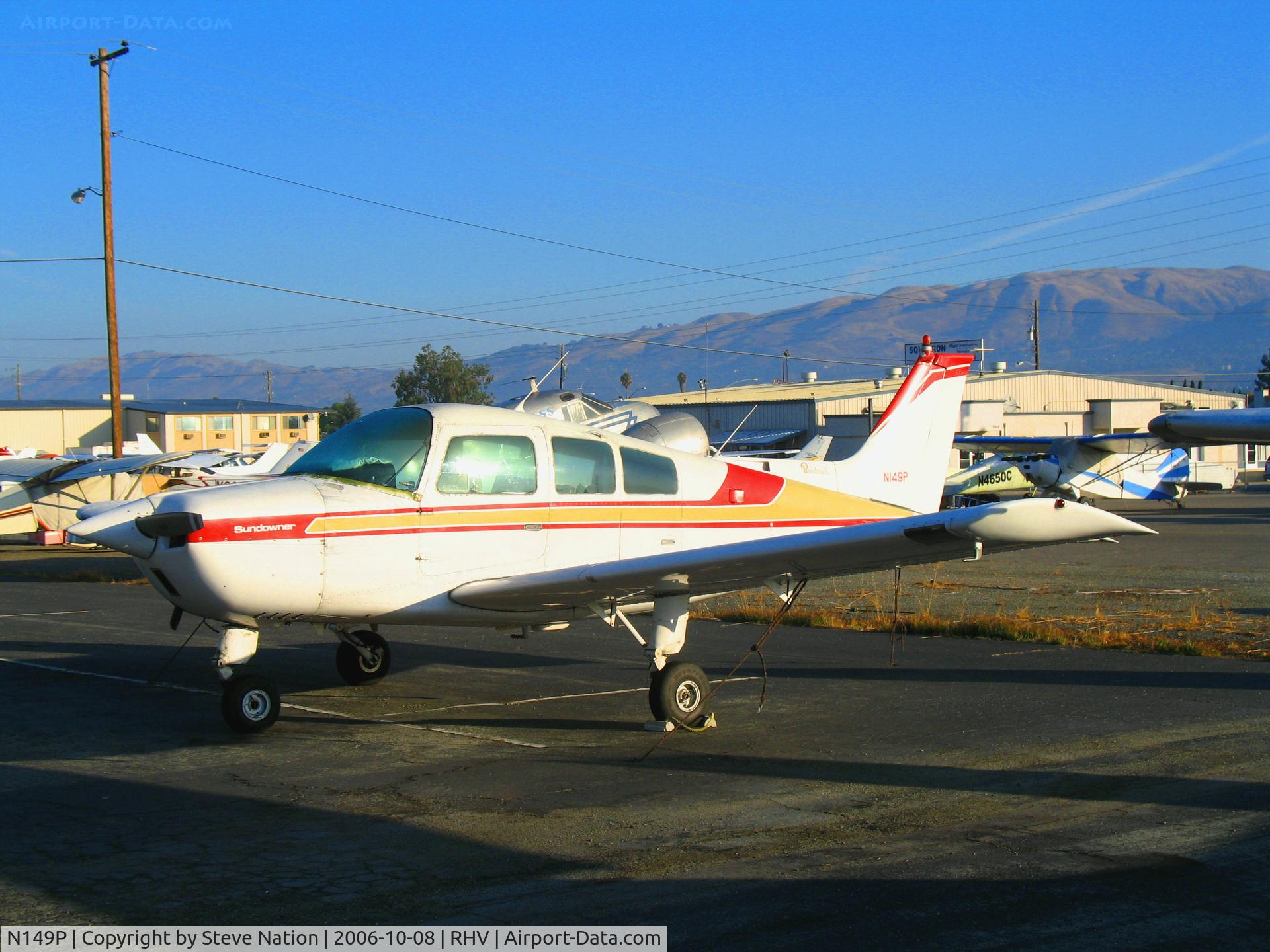 N149P, 1979 Beech C23 Sundowner 180 C/N M-2237, 1979 Beech 23 @ Reid-Hillview Airport (San Jose), CA