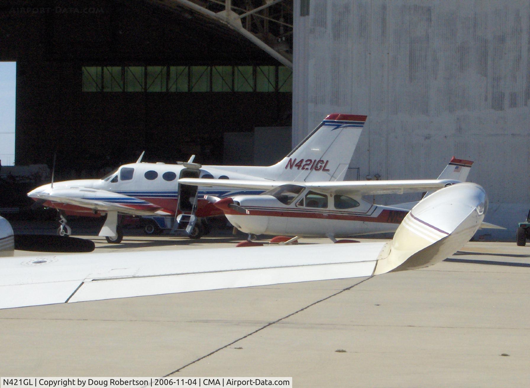N421GL, 1984 Cessna 421C Golden Eagle C/N 421C1405, 1984 Cessna 421C GOLDEN EAGLE pressurized, 2 Continental GTSIO-520 375 Hp