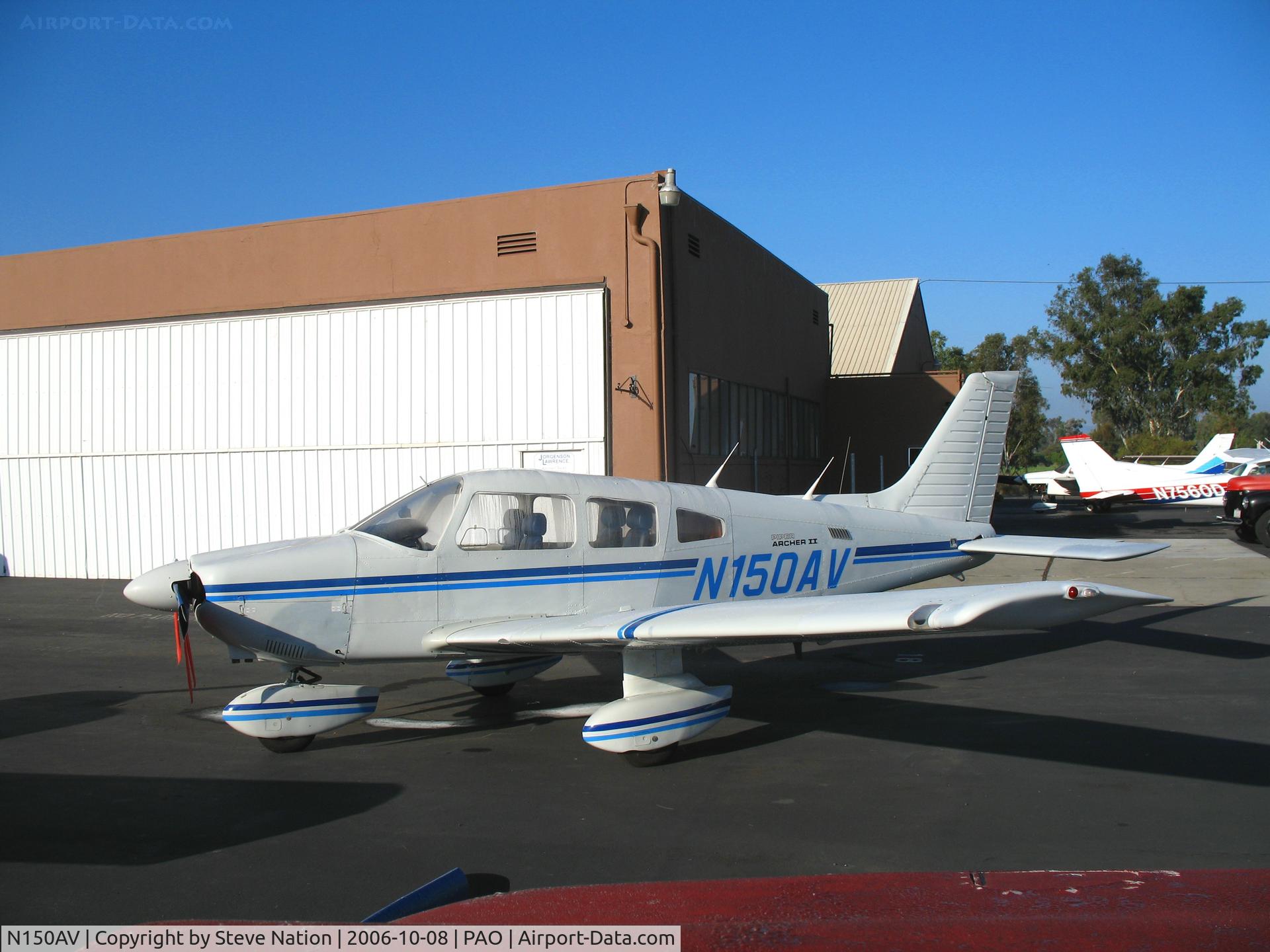 N150AV, 1985 Piper PA-28-181 C/N 28-8590037, 1985 Piper PA-28-181 @ Palo Alto Airport, CA