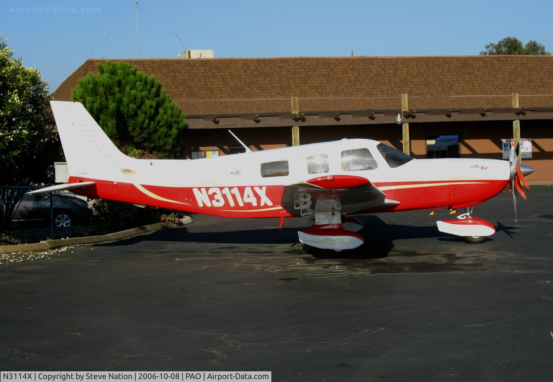 N3114X, 2005 Piper PA-32-301FT Saratoga C/N 3232052, Victor Sloan Enterprises 2005 Piper PA-32-301FT @ Palo Alto Airport, CA